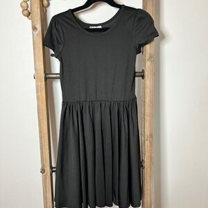Dot Dot Smile Girls Black Dress Short Sleeve Party Casual Size 7‎